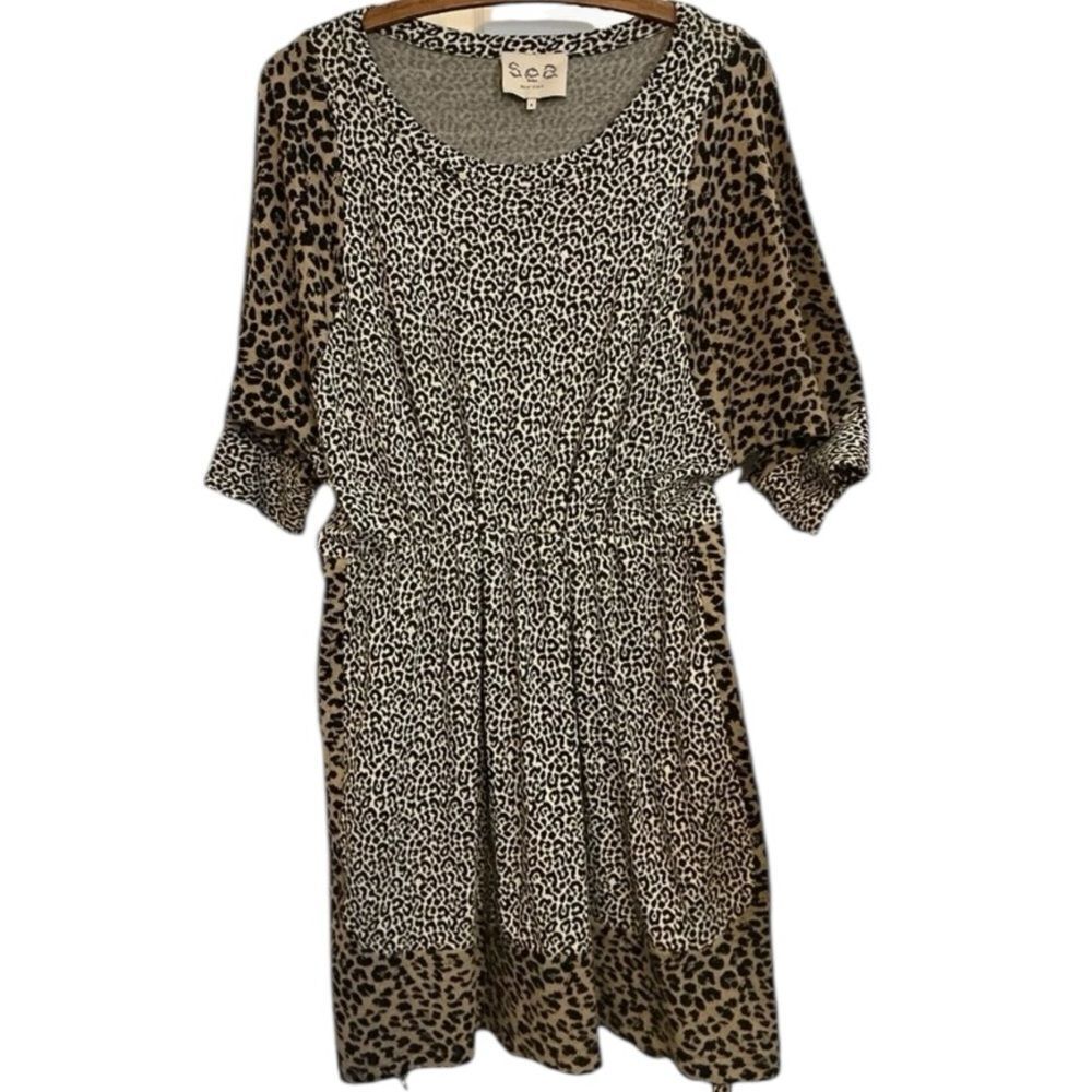 SEA New York Animal Print Dress Size 4 Leopard Print Dress
